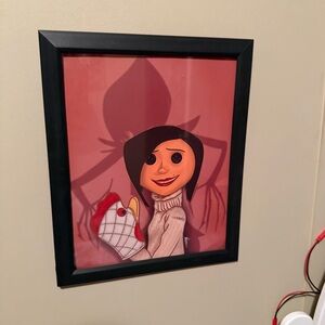 Framed Coraline Art Print